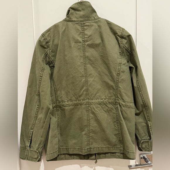 Madewell Fleet Utility Button Up Jacket Desert Olive Green Size M. Boho H - Picture 6 of 8